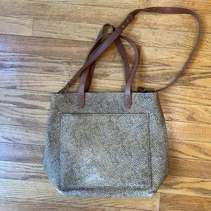 Madewell Transport Tote Printed Calf Hair Edition